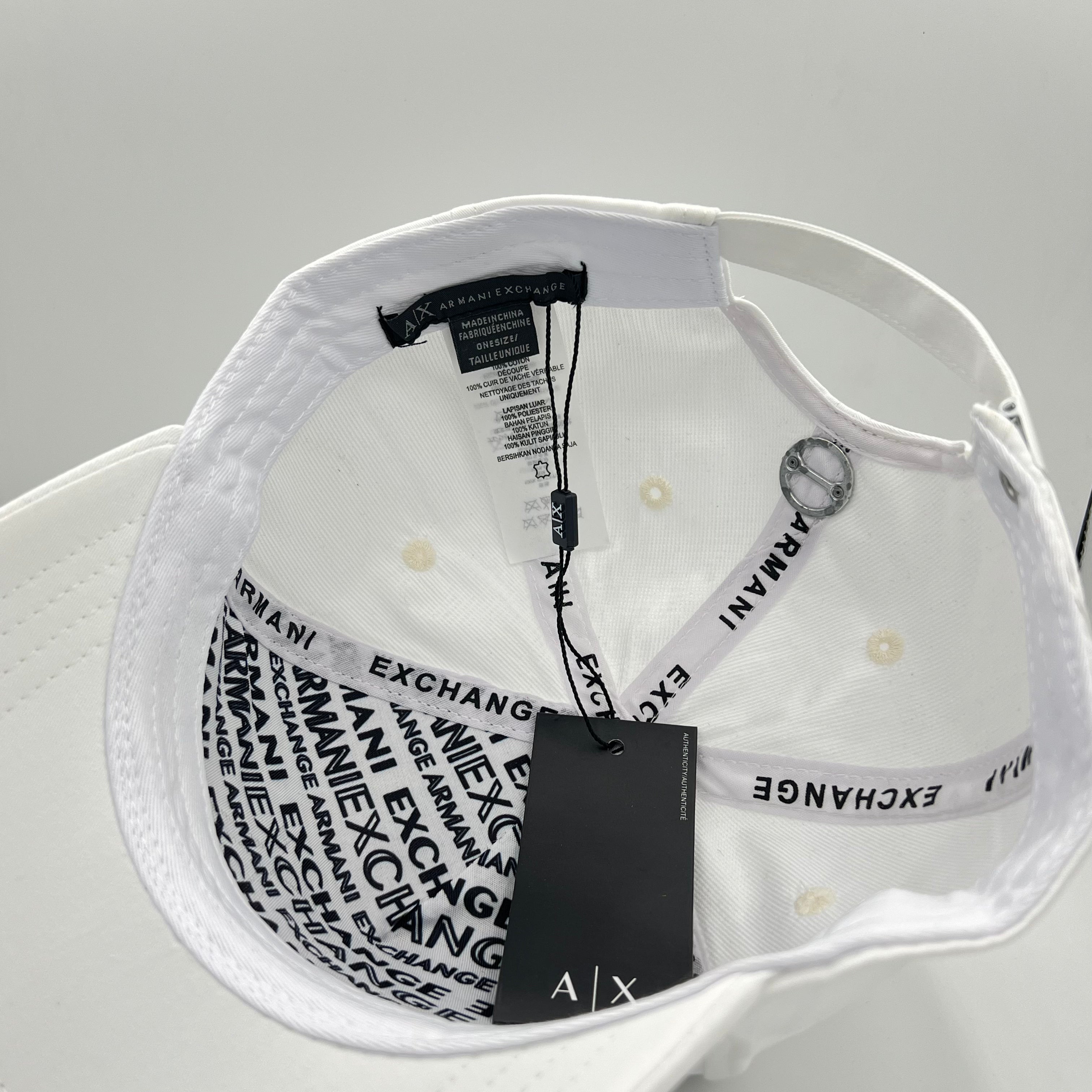 AX White Logo Cap