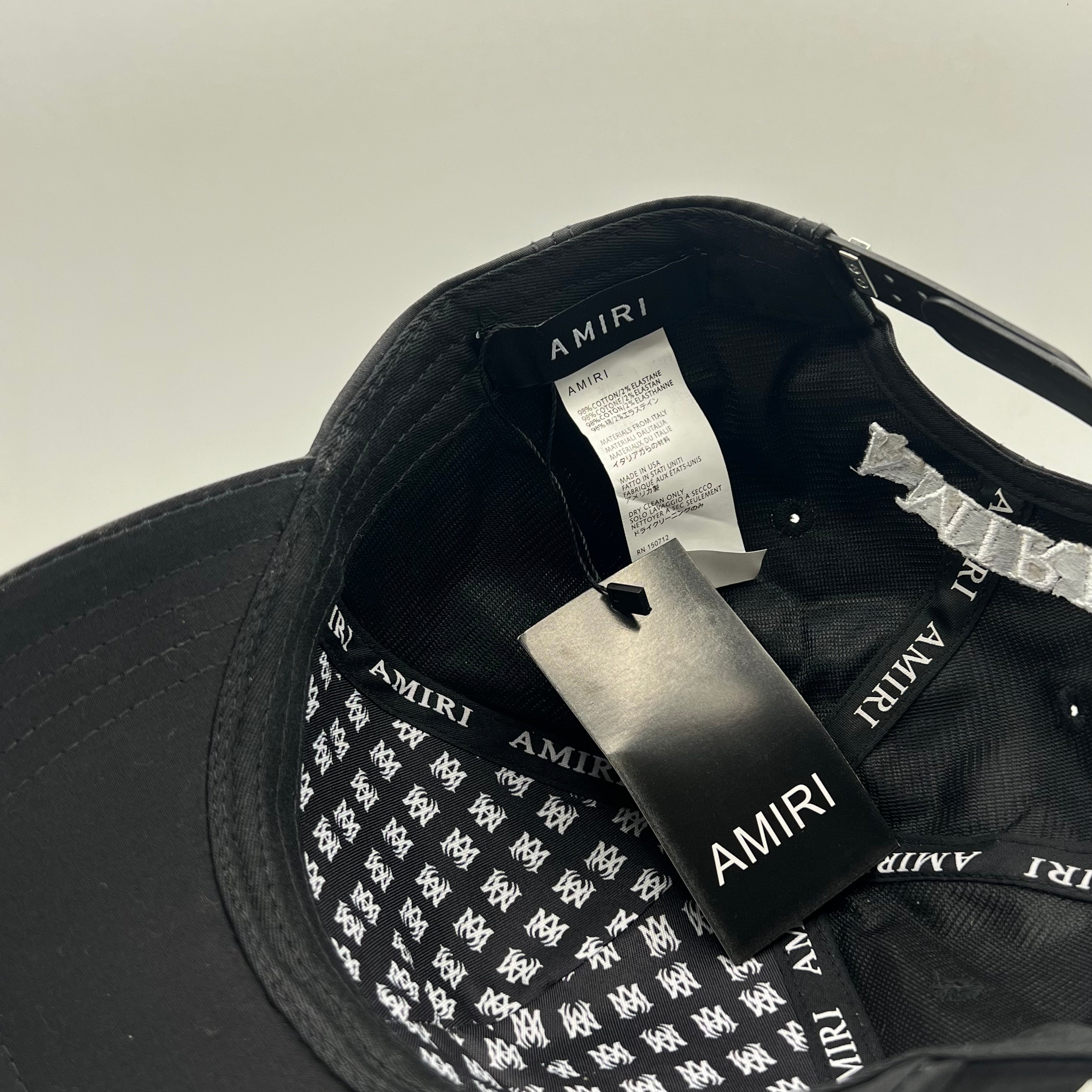 AMRI Logo Black Cap