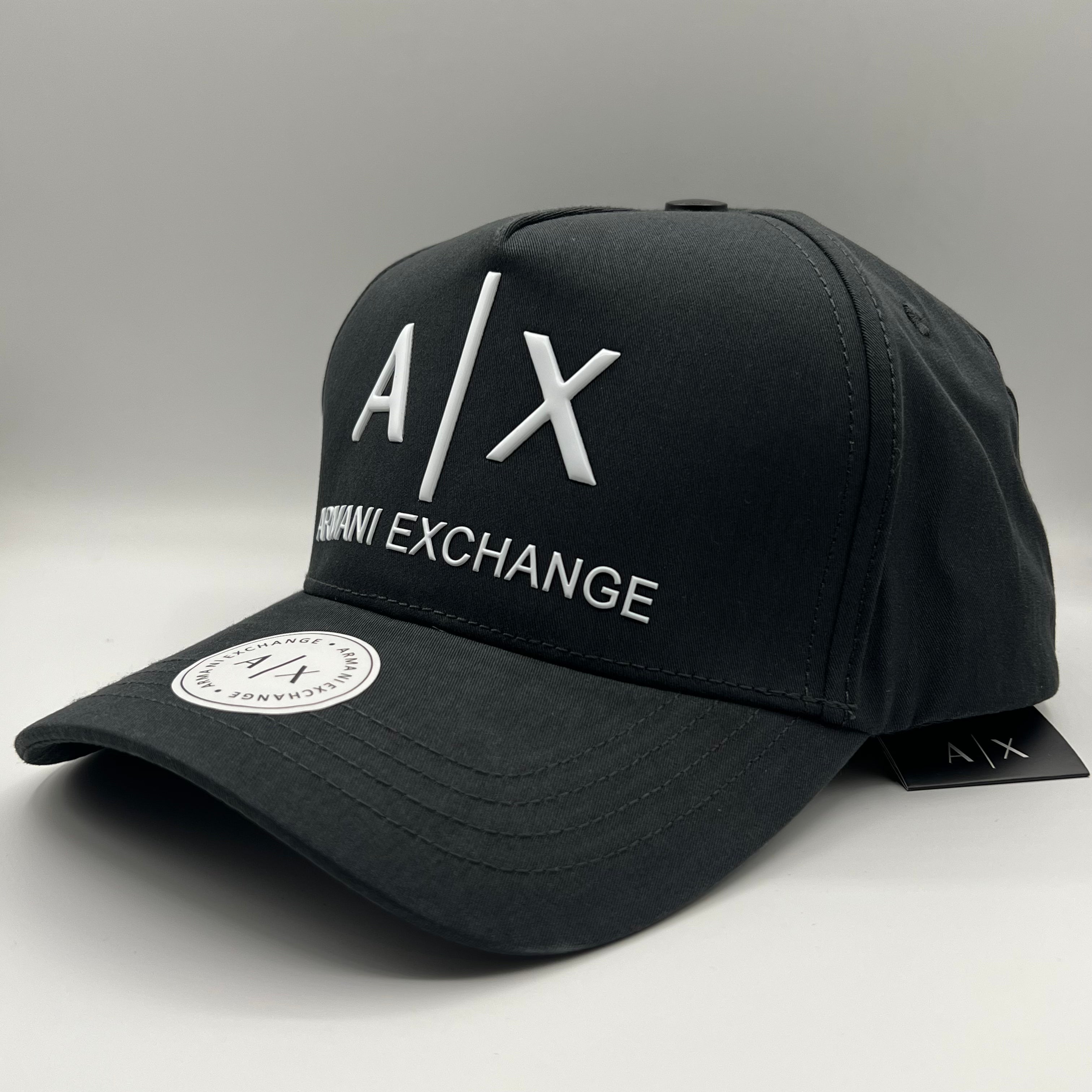 AX Logo Black Cap – Monza.pk